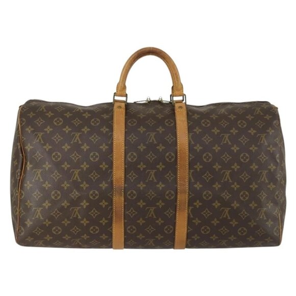 LOUIS VUITTON Monogram Keepall 55 Boston Bag M41424 LV Auth ep12372 - Picture 3 of 16